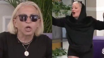 Cruce entre Furia Scaglione y Laura Bozzo, en El Internado. Cruce entre Furia Scaglione y Laura Bozzo, en El Internado.