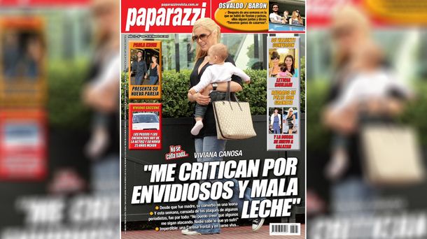 En medio del escándalo, Viviana Canosa se refugia en su hija