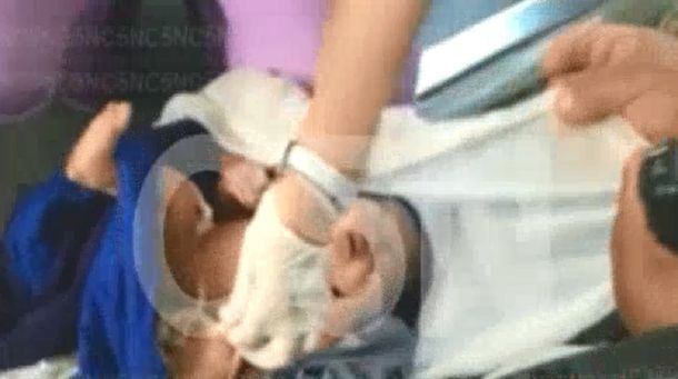 VIDEO: Así rescataron a la beba abandonada en una estación de servicio