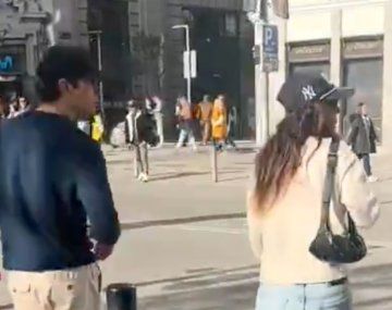 Nuevo video de Franco Colapinto y la China Suárez paseando por Madrid