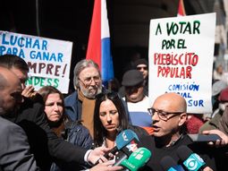 Marcelo Abdala, presidente del PIT-CNT, acusó a las AFAP de expropiar los fondos. Marcelo Abdala, presidente del PIT-CNT, acusó a las AFAP de expropiar los fondos.