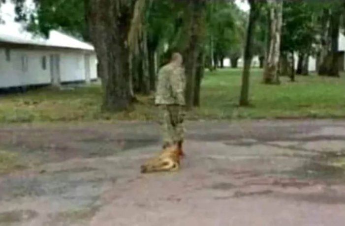 Encontraron muerto al militar que torturó y asesinó a un perro en Olavarría