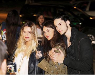 Mica, Cande y Fran Tinelli, juntos