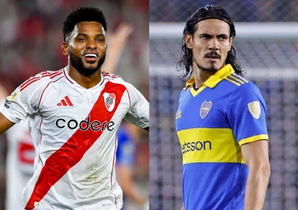 Miguel Borja / Edinson Cavani.