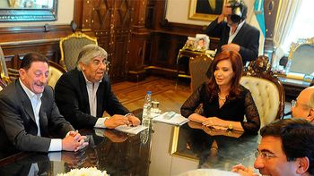 Hugo Moyano y Cristina Kirchner Hugo Moyano y Cristina Kirchner