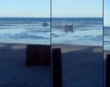Hacían piruetas con una camioneta