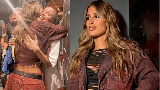 El encuentro de Julieta Poggio con Emilia Mernes