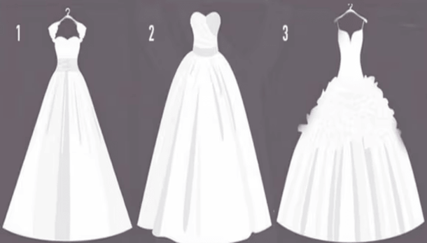 El vestido de novia que más te guste revelará cómo sos en una relación.