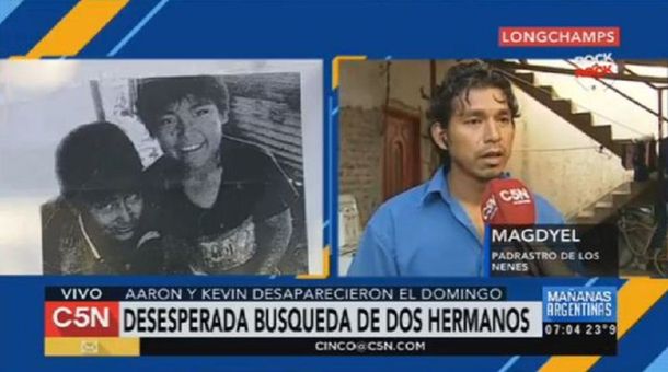 Desesperada búsqueda de dos hermanos de 9 y 11 años en Longchamps