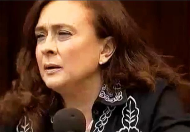 La encargada de leer el fallo confesó su conmoción