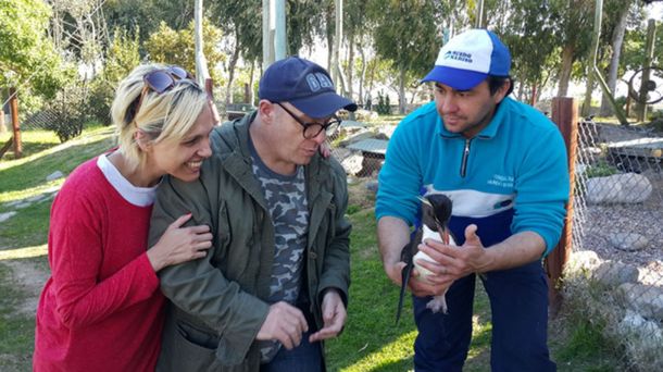 Denise Dumas y Martín Campi comprometidos con la recuperación de los animales marinos