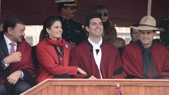 Urtubey, con Macedo en el homenaje a Güemes Urtubey, con Macedo en el homenaje a Güemes