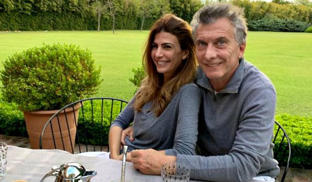 Juliana Awada y Mauricio Macri en la quinta Los Abrojos