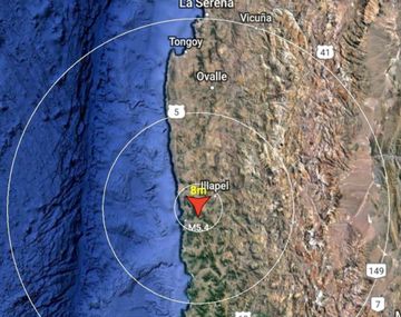 Un sismo se registró en Chile: no hay alerta de tsunami