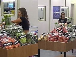 Hacen lo que quieren: el changuito con cosas ricas de Julieta y Nacho