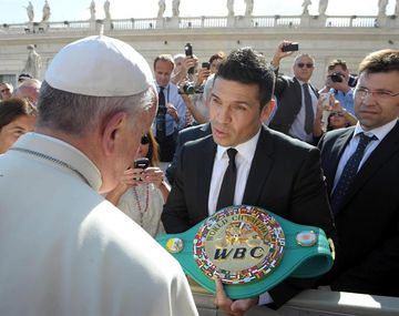 El Papa recibió a Maravilla Martínez en el Vaticano