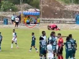ecuador: un futbolista ataco a un juez de linea con una piedra y termino hospitalizado ecuador: un futbolista ataco a un juez de linea con una piedra y termino hospitalizado