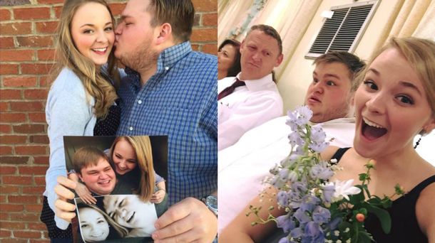 La foto de esta pareja se volvió viral: el novio era muy feo para ella