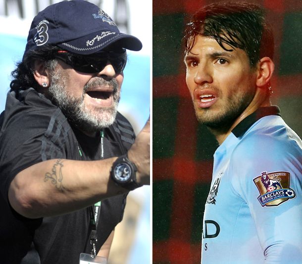 Maradona: El Kun es muy cagón y estoy muy caliente