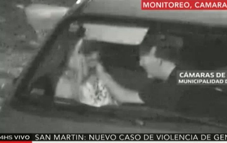 Trató de escapar luego de agredir a una mujer