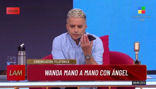 Wanda Nara llamó en vivo a Ángel de Brito para destrozar a Mauro Icardi: Antes de la China...