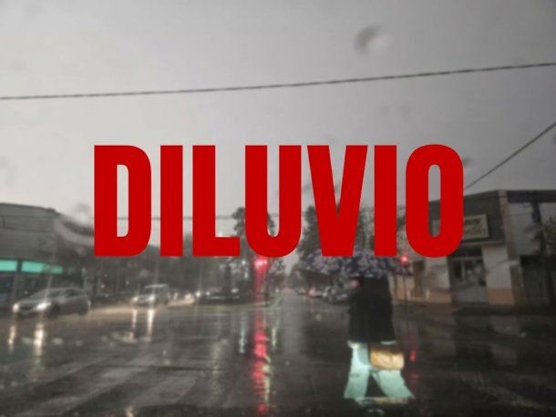 A qué hora arriba el diluvio este martes