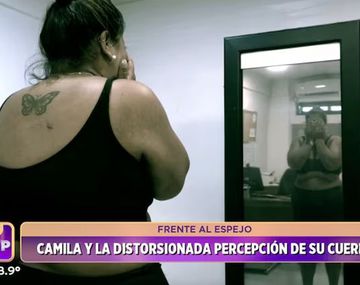 Camilota explotó por el trastorno de su imagen en Cuestión de Peso