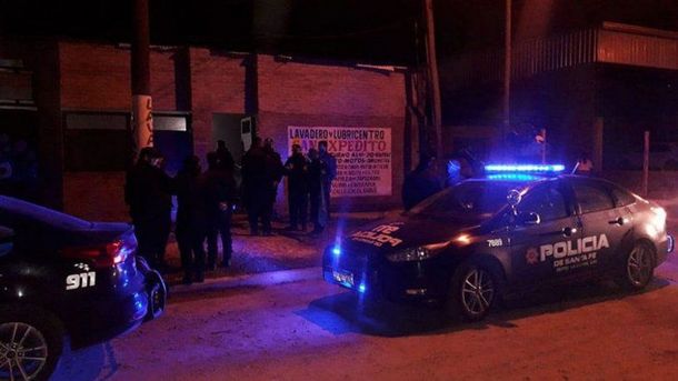 La fiesta fue el 11 de julio en un lavadero en Santa Fe