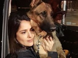 Salma Hayek agradece el apoyo por la muerte de su perro 