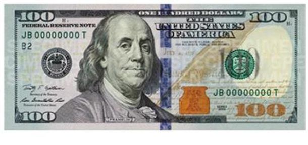 El gobierno de EE.UU. presentó el nuevo billete de 100 dólares