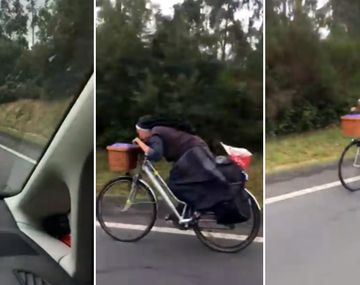 Una monja a toda velocidad en bici se vuelve viral