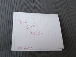Carta de Eloy a Papá Noel