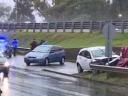 Choque fatal en la General Paz: un conductor se descompensó al volante y embistió el guardrail