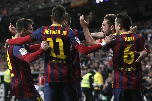 Mirá los tres goles de Messi en el clásico ante el Real Madrid