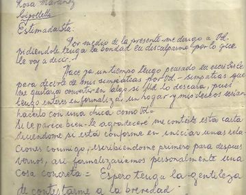 La tierna carta con la que un hombre conquistó a una mujer en 1952