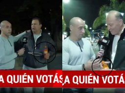 En un móvil de TV, todos los votantes de Larreta toman gaseosa de naranja y las redes explotaron