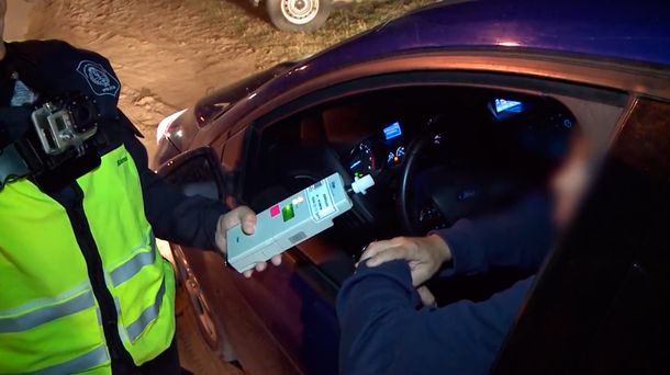 Enojo e insultos en los controles de alcoholemia en Pinamar
