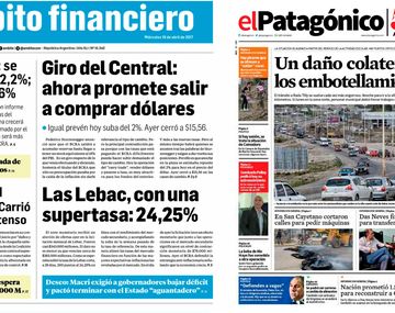 Tapas de diarios del miércoles 19 de abril de 2017