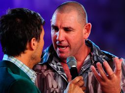 Marcelo Tinelli bajó a la Mole Moli del Bailando 2017 Marcelo Tinelli bajó a la Mole Moli del Bailando 2017