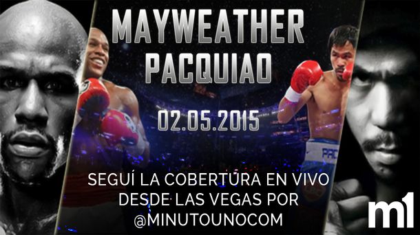 Seguí la pelea de Mayweather y Pacquiao en minutouno.com