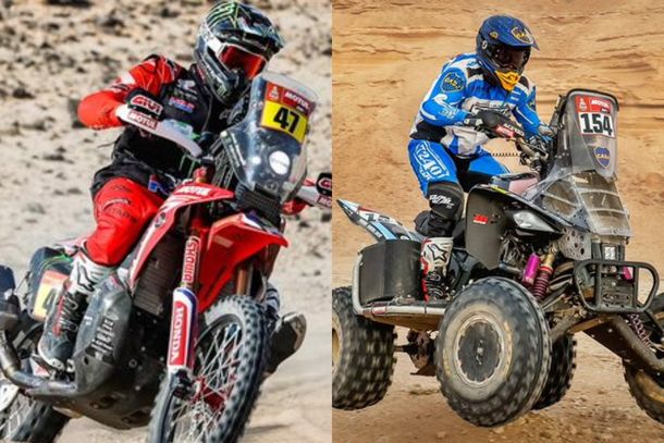 Dos argentinos hicieron historia en el Dakar: Benavides se consagró en motos y Andújar en cuatriciclos