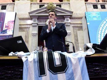 El homenaje de Diputados a Diego Maradona