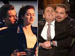 tras 17 anos, dicaprio parodio la famosa escena de titanic tras 17 anos, dicaprio parodio la famosa escena de titanic