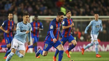 Messi, imparable ante el Celta por la Liga española Messi, imparable ante el Celta por la Liga española