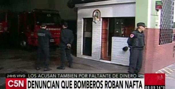 Acusan a bomberos de robar nafta que era para el cuartel
