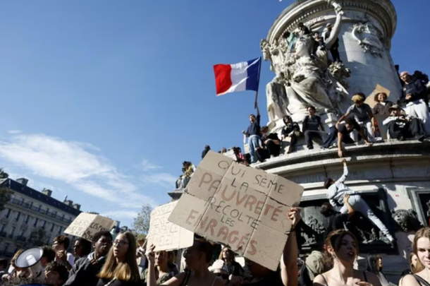 Francia: más de 200 detenidos en una jornada de protestas masivas