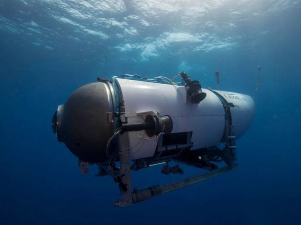 Desapareció un submarino turístico que se usa para visitar los restos del Titanic