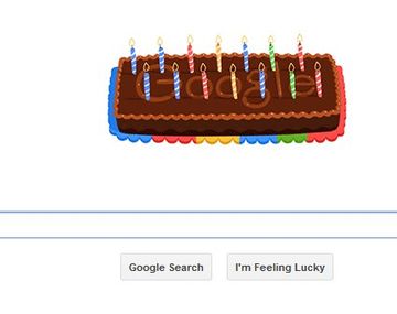 Google cumple 14 años y lo festeja con todo en su clásico doodle