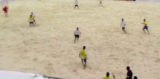 De no creer: ¿El mejor gol de la historia del fútbol playa?