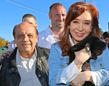 Juan José Mussi junto a Cristina Kirchner.